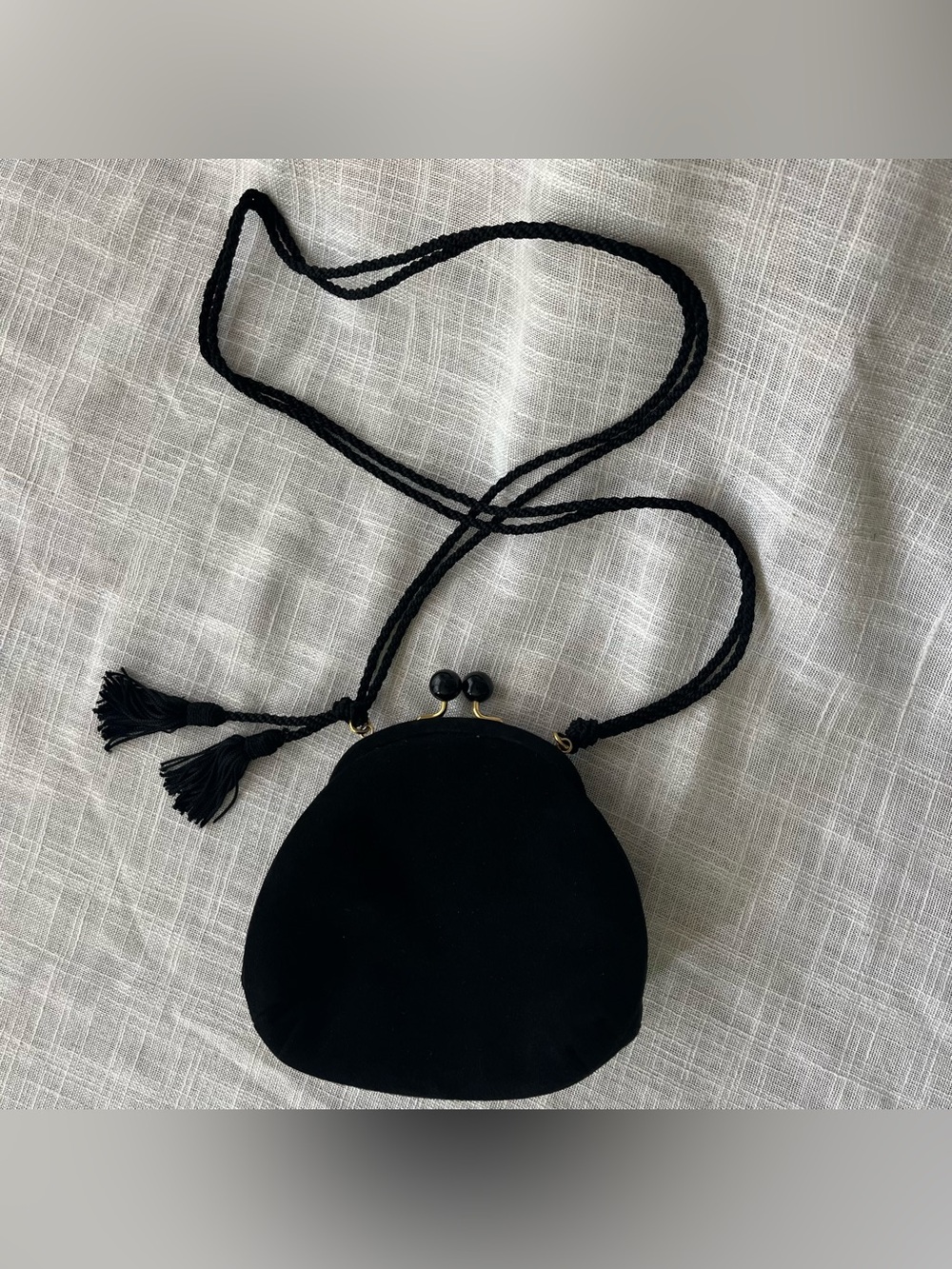 Vtg Judith Leiber Velvet Evening Bag
